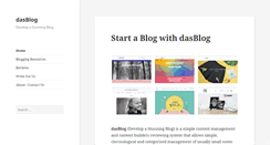 Desktop Screenshot of dasblog.net